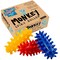 IMPRESA Spiky Sensory Roller - Multicolor 3-Pack, 3 in L x 1.4 in Dia Tactile Sensory Brush Roller for Kids - Stress Relief & Focus - Animal-Themed Monkey Spiky Fidget